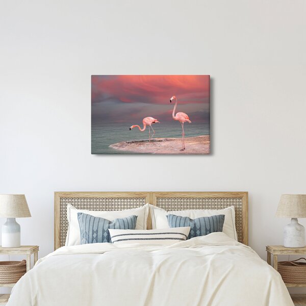Tablou - Flamingo (90x60 cm)