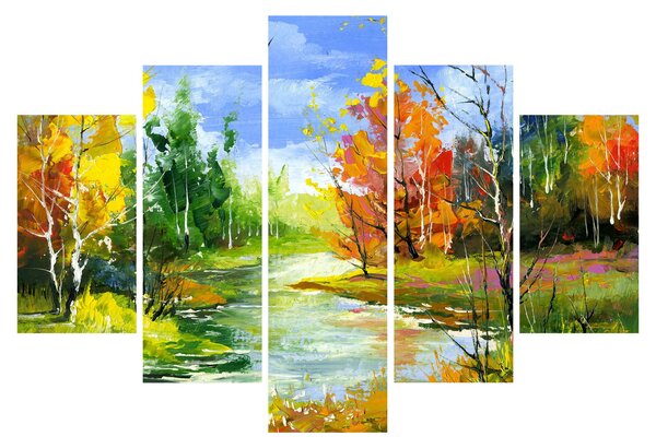 Tablou - Peisaj - pictură (150x105 cm)