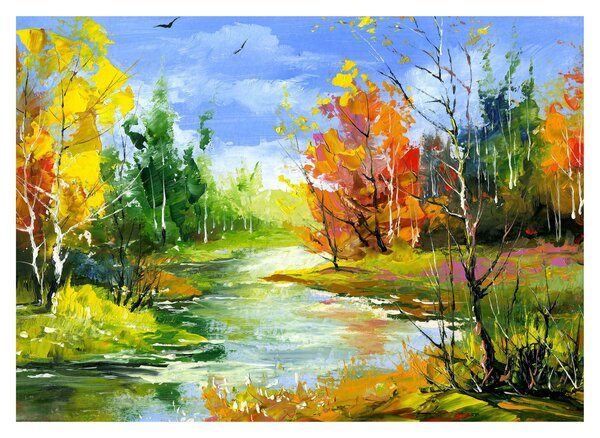 Tablou - Peisaj - pictură (70x50 cm)