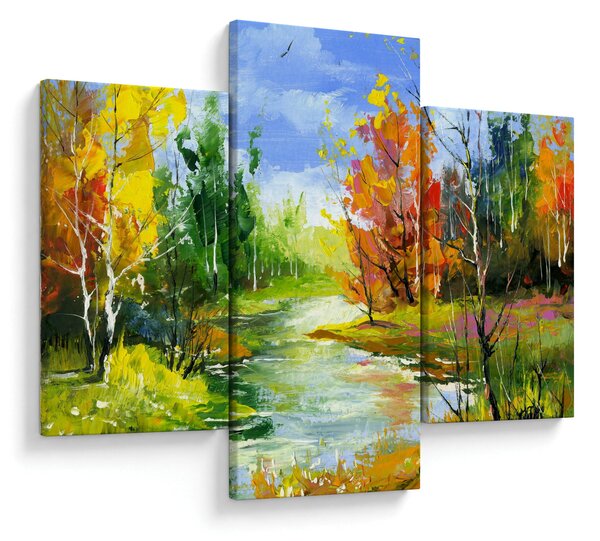 Tablou - Peisaj - pictură (90x60 cm)