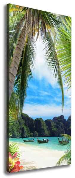 Print pe canvas plaja tropicala