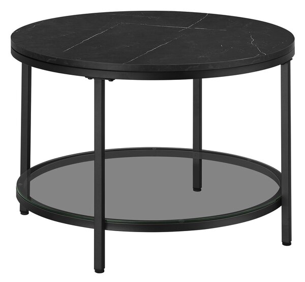Masuta de cafea Vasagle Negru 65x65x46 cm
