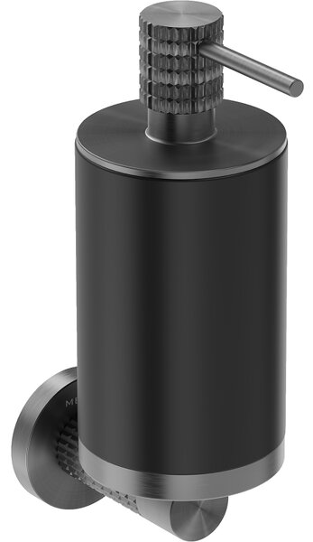 Mexen Triv, dozator de săpun de perete, negru/grafit periat, 250ml, 70A33058-66B