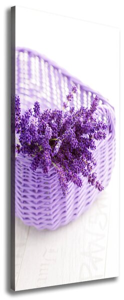 Tablou pe pânză canvas Lavanda în coș