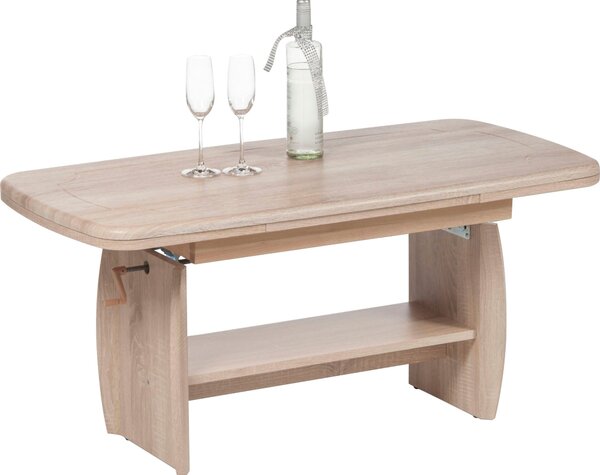 Masuta de cafea extensibila Kirk 115-175/52-64/59 cm