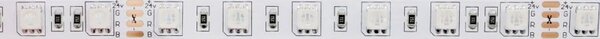 Banda LED RGB interior 24V, 7.2W/m, 9-10lm/LED, lungime 5 m, priza, IP20