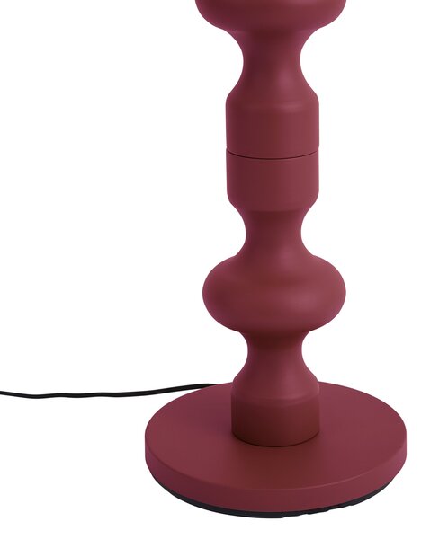 Lampă de podea retro prună cu abajur din material textil 160 cm - Captain
