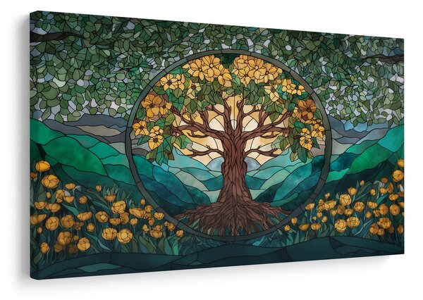 Tablou arborele vieții în floare