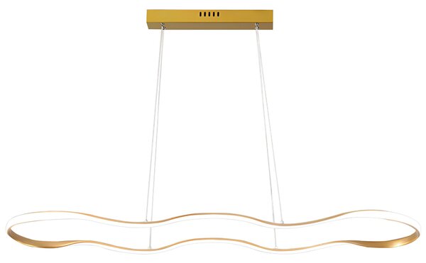 Lampă suspendată LED de tavan LHJ027-CP 100cm aurie
