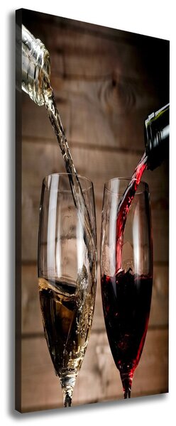 Tablou canvas Vin în pahare