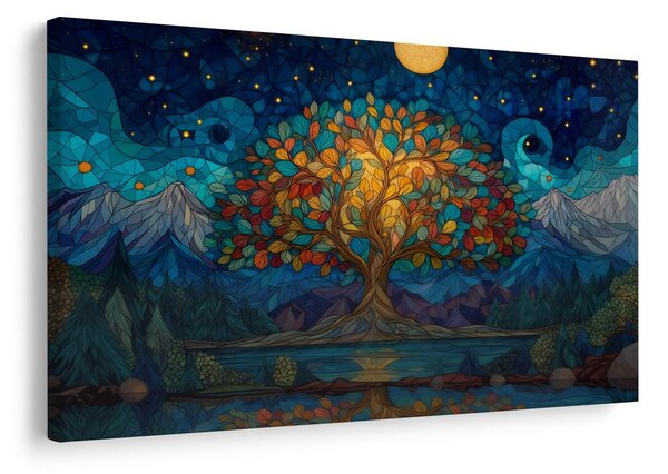 Tablou arborele vieții sub stele