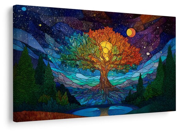 Tablou arborele vieții sub stele