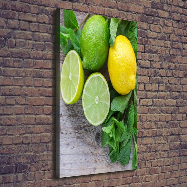 Pictură pe pânză Lime si lamaie