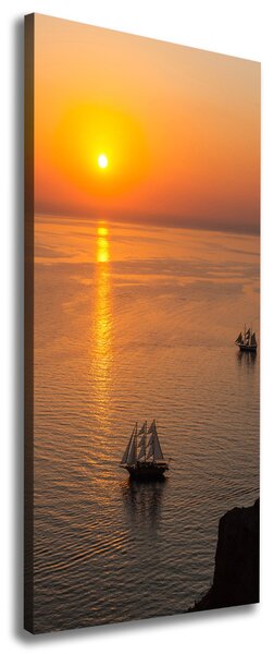 Tablou pe pânză canvas Apus de soare pe mare