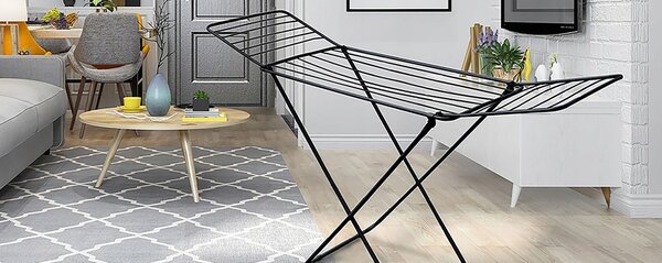 Erga Model TOP Negru, uscator de rufe 166x46x88 cm, negru, ERG-SEP-10SUSSTOBLA16