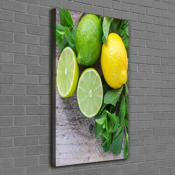 Pictură pe pânză Lime si lamaie