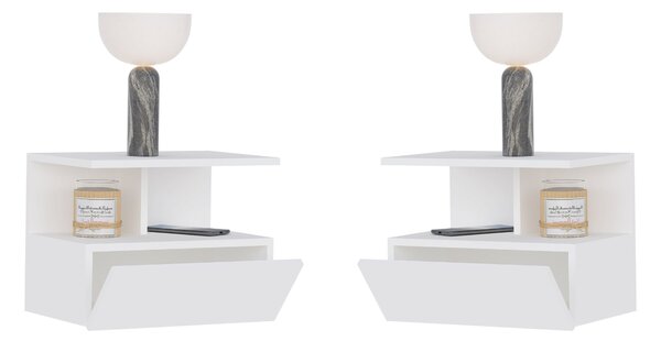 Set haaus Kabi, 1 Usa, Alb, 45 x 30 x 34 cm