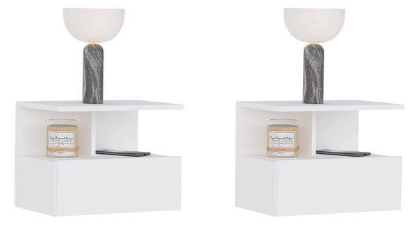 Set haaus Kabi, 1 Usa, Alb, 45 x 30 x 34 cm