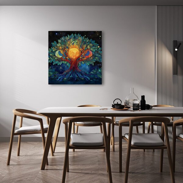 Tablou copacul vieții cu energie cosmică