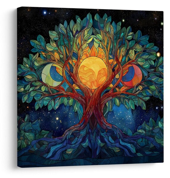 Tablou copacul vieții cu energie cosmică