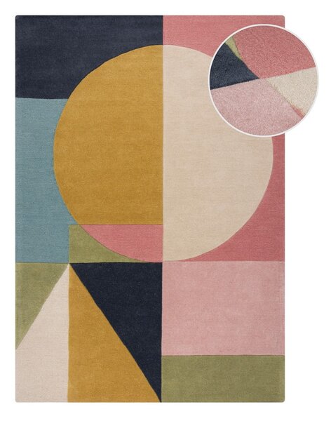 Covor țesut manual din lână 120x170 cm Esre Bright – Flair Rugs