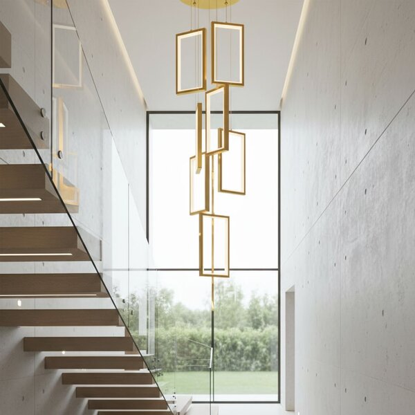 Lampa LED LHJ090-7CP GOLD