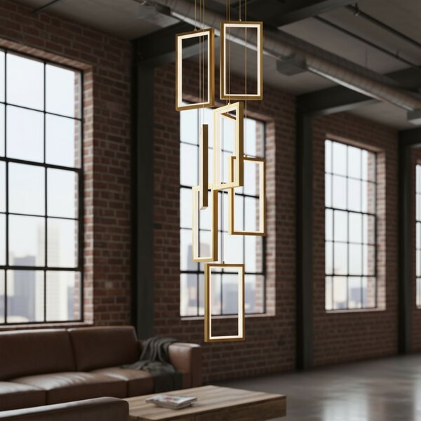 Lampa LED LHJ090-7CP GOLD