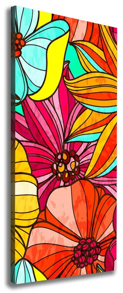 Imprimare tablou canvas flori colorate