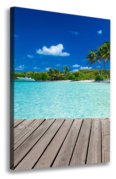 Print pe pânză plaja tropicala