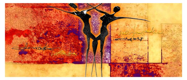 Tablou - Zeița africană (120x50 cm)