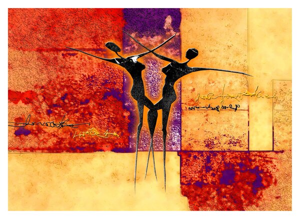 Tablou - Zeița africană (70x50 cm)