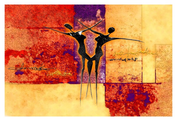 Tablou - Zeița africană (90x60 cm)