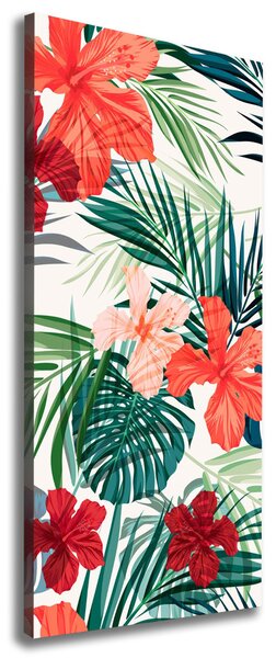 Print pe canvas flori Hawaii