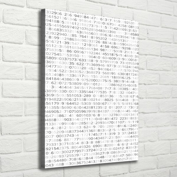 Tablou pe pânză canvas cod binar