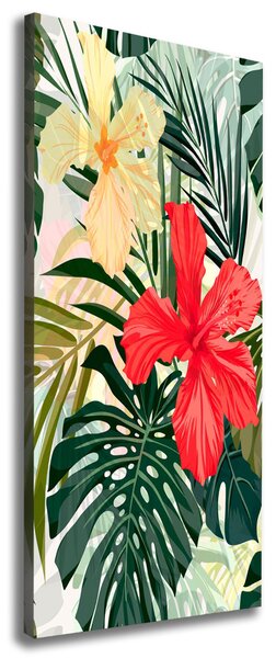 Print pe canvas flori Hawaii