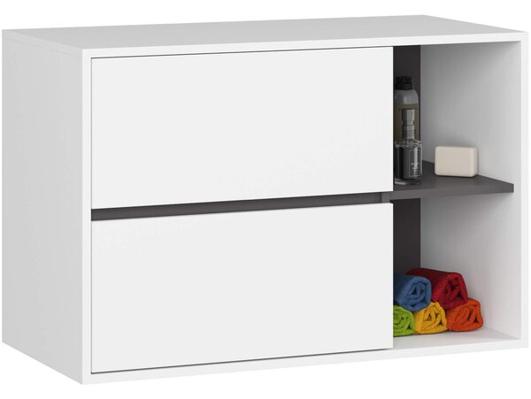 Set mobilier baie Vambos standard (alb + grafit). Promo -16%. 1152116