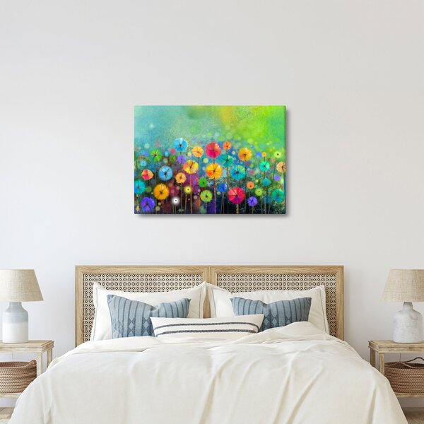 Tablou - Flori abstract (70x50 cm)