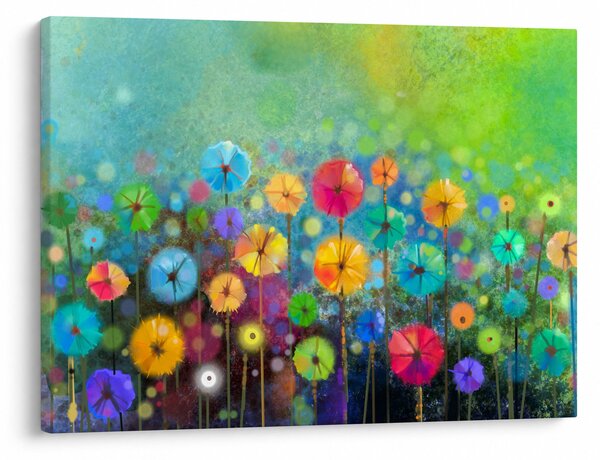 Tablou - Flori abstract (70x50 cm)