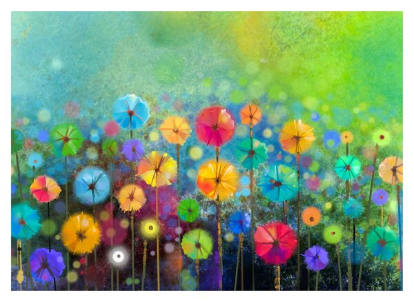 Tablou - Flori abstract (70x50 cm)