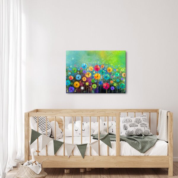 Tablou - Flori abstract (70x50 cm)