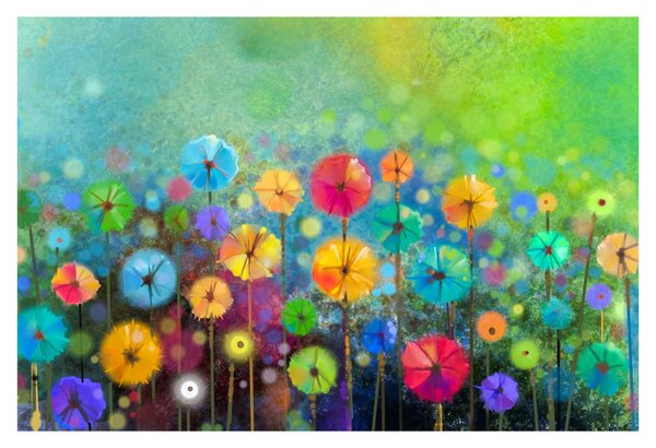 Tablou - Flori abstract (90x60 cm)