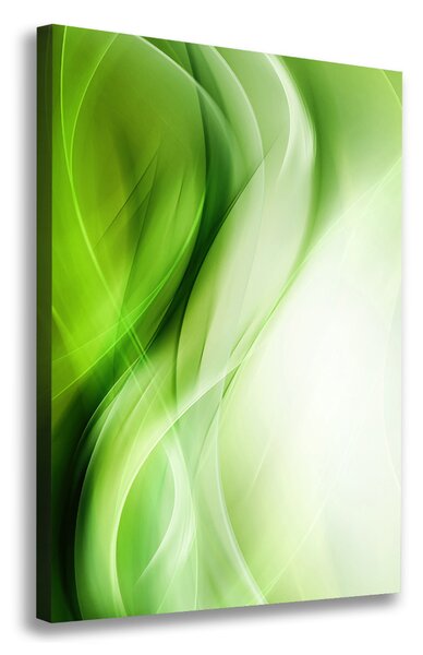 Tablou canvas fundal valuri verzi