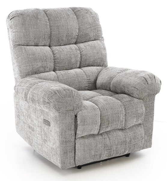 Fotoliu recliner Houston 2080Gri deschis, 10x11x10cm, Tapiterie