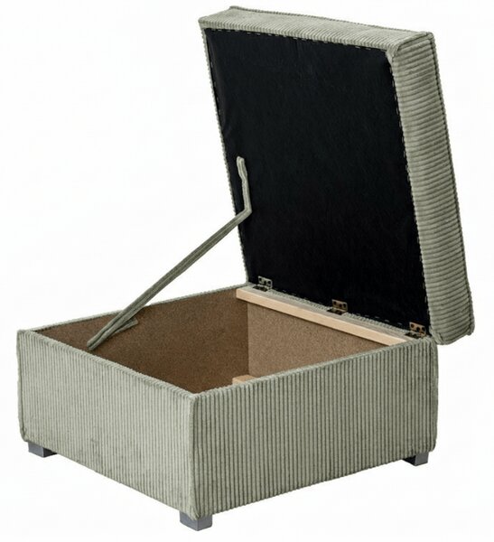 Taburet SMART COSARO cu spațiu de depozitare 65x65 cm, mentolový