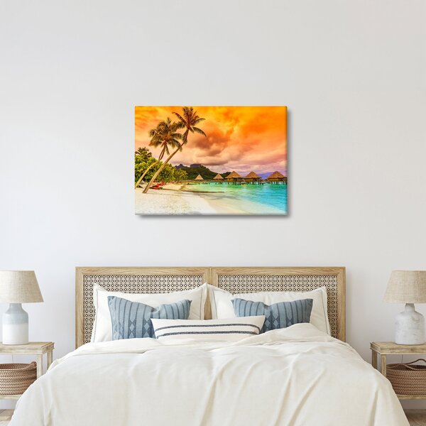 Tablou - Insula Bora Bora (70x50 cm)