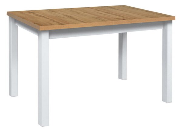 Masa extensibila MAX 5, stejar wotan/alb, PAL/lemn de fag, 120/150x80x78 cm