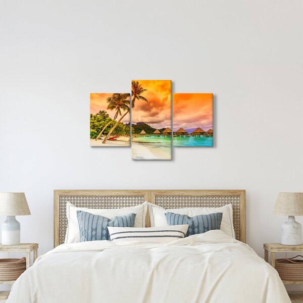 Tablou - Insula Bora Bora (90x60 cm)