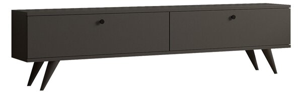 Comoda TV Jatera, culoare gri, 160 x 25 x 40 cm