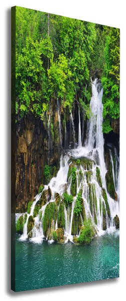 Pictură pe pânză Cascada din pădure
