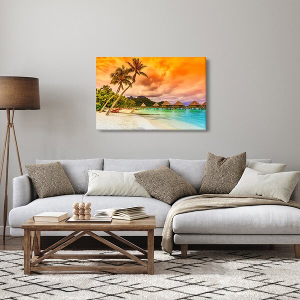 Tablou - Insula Bora Bora (90x60 cm)